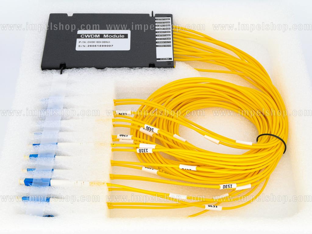 CWDM 18CH MUX / DEMUX Optical Multiplexer Demultiplexer
