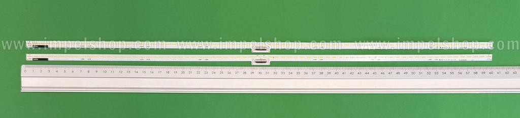 Led backlight strip for tv SONY 55" set 2pcs X NLAW50303 SYV5535 61.P2V01G001 , 72LED 598MM , 6V ,