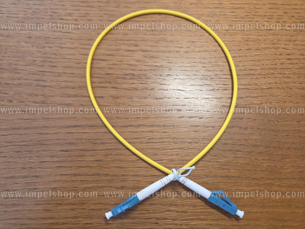 Patchcord SM G652D, Simplex, 3.0mm, LC/UPC - LC/UPC, 0,5m