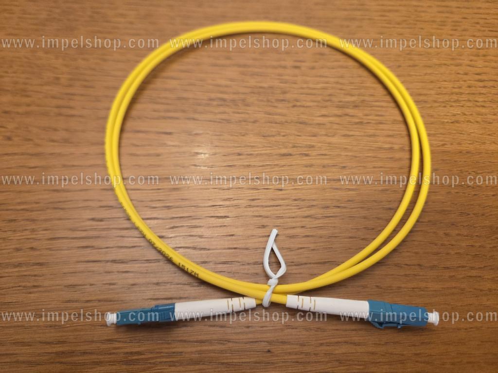 Patchcord SM G652D, Simplex, 3.0mm, LC/UPC - LC/UPC, 1m