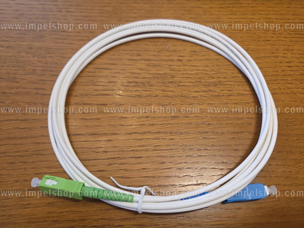 Patchcord SM G657B3, Simplex, 3.0mm, SC/APC - SC/UPC, 3m