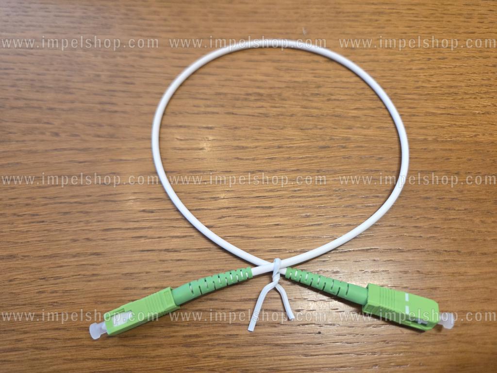 Patchcord SM G657B3, Simplex, 3.0mm, SC/APC - SC/APC, 0,5m