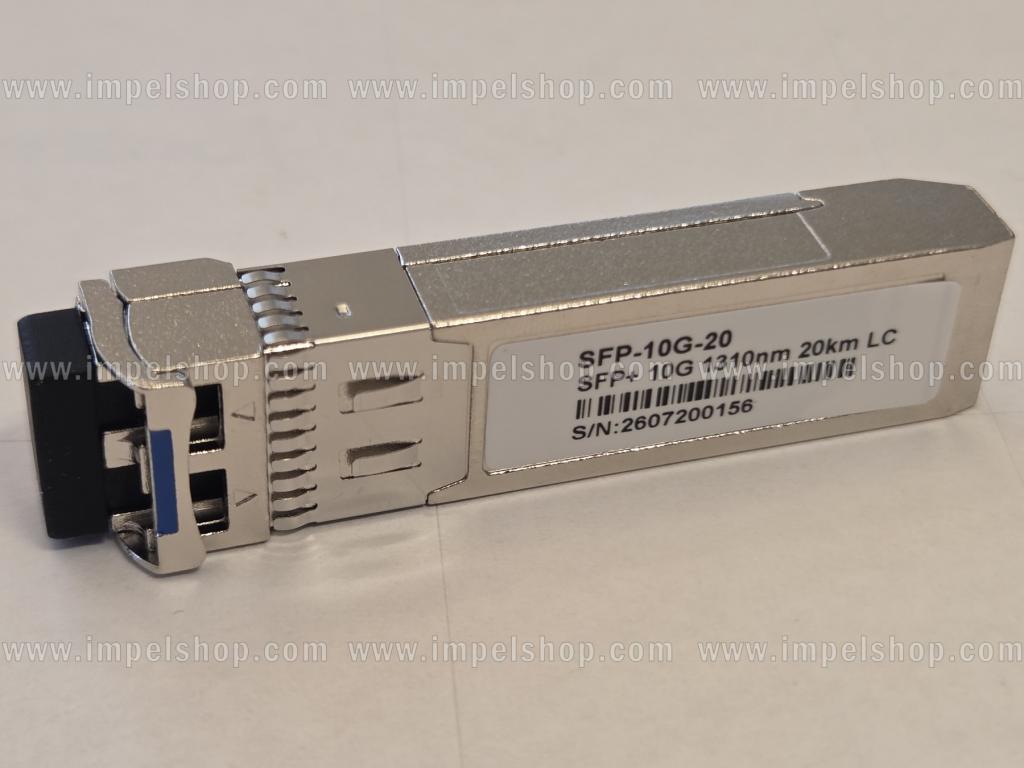 Transceiver 10G, SFP+, Dual, SMF 2xLC, 20km, Tx1310nm, CISCO compatible