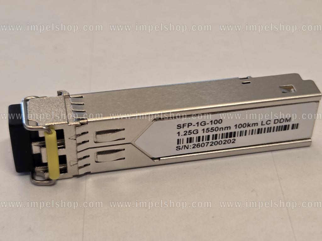 Transceiver 1.25G SFP, Dual, SMF 2xLC, 100km, Tx1550nm, CISCO compatible