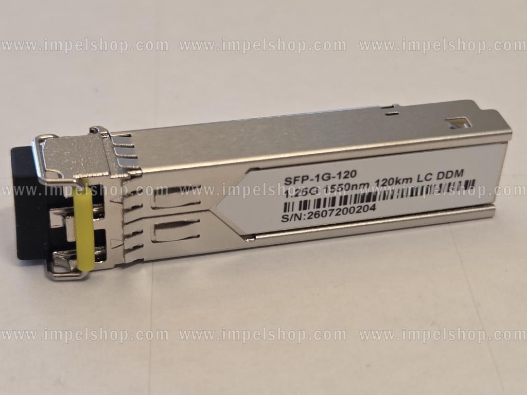 Transceiver 1.25G SFP, Dual, SMF 2xLC, 120km, Tx1550nm, CISCO compatible