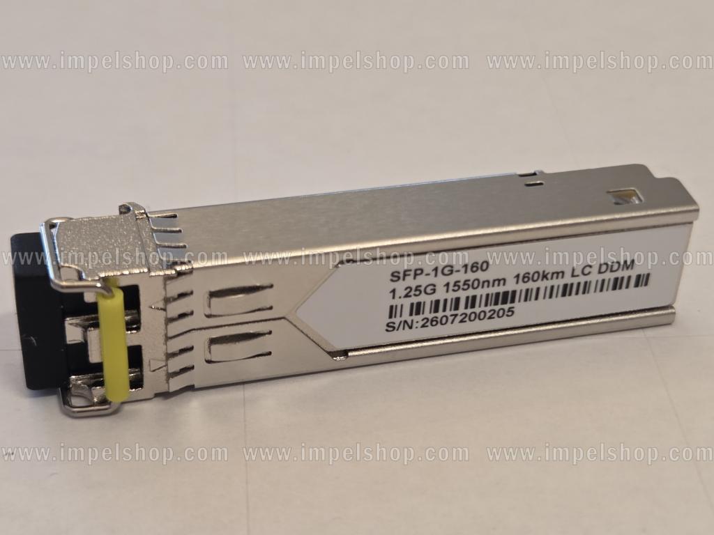 Transceiver 1.25G SFP, Dual, SMF 2xLC, 160km, Tx1550nm, CISCO compatible