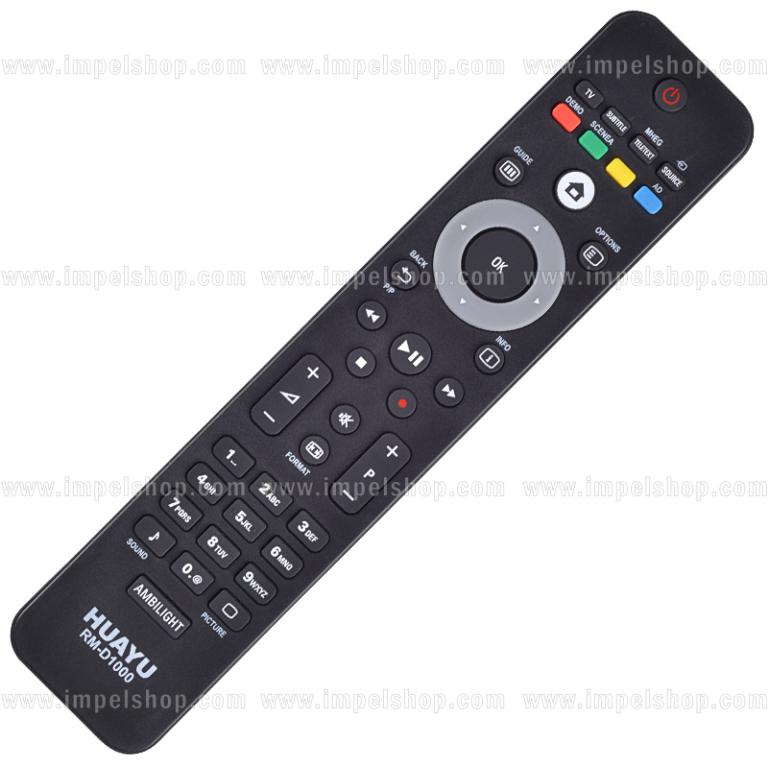 PHILIPS SMART TV Remote Control RM-D1000 - HUAYU Replacement Remote Control, Ambilight ,