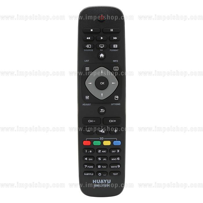 PHILIPS SMART TV Remote Control RM-L1125+ - HUAYU Replacement Remote Control, HOME, 3D ,