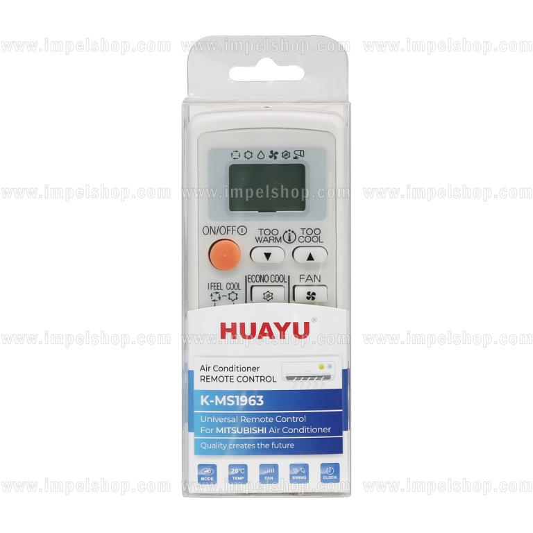 MITSUBISHI Universal Air Conditioner Remote Control K-MS1963 - HUAYU Replacement Remote Control ,