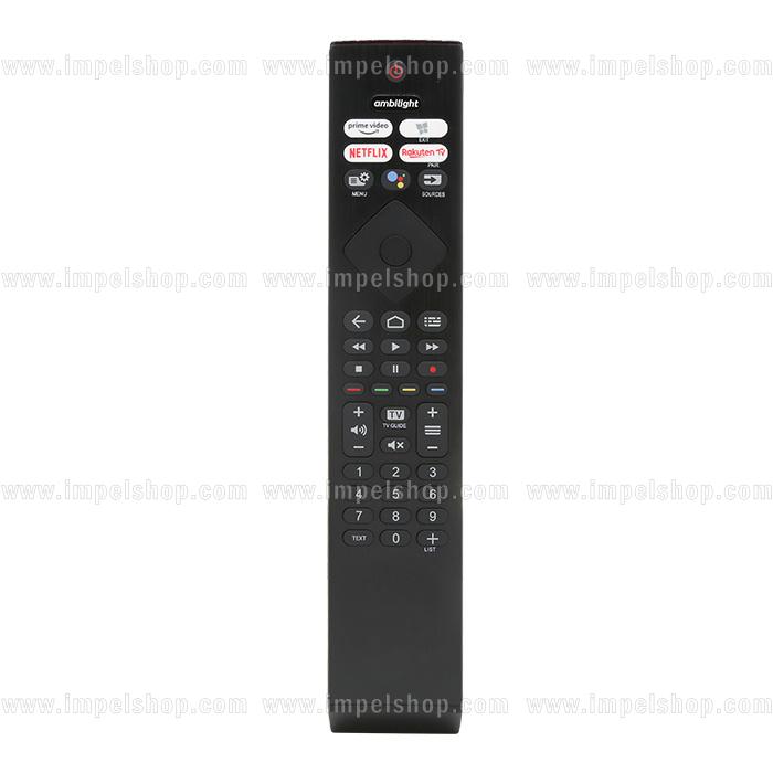 PHILIPS voice SMART TV Remote Control PH-V4 - HUAYU Replacement Remote Control, Prime Video, Netflix, Rakuten TV, Ambilight, Google Assistant, Voice ,