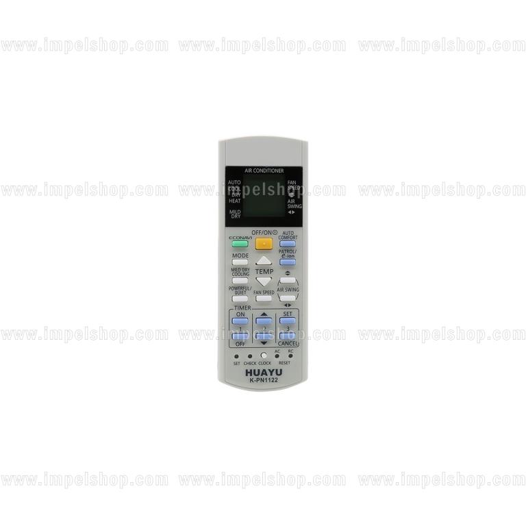 PANASONIC Universal Air Conditioner Remote Control K-PN1122 - HUAYU Replacement Remote Control