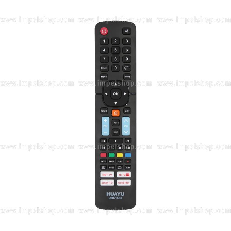 Universal 5IN1 SAMSUNG LG SONY PHILIPS PANASONIC Remote Control URC1568 - HUAYU Replacement Remote Control
