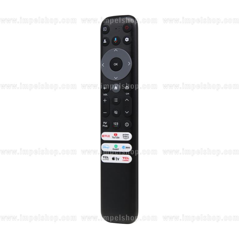 TCL Voice SMART TV Remote Control BT-TC03 - HUAYU Replacement Remote Control, Voice Control, Netflix, YouTube, Prime Video, Disney+, Globo Play, Stan, TCL Channel