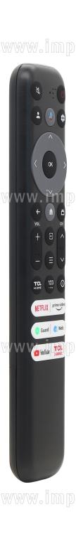 TCL Voice SMART TV Remote Control RC813 FMBA - HUAYU Replacement Remote Control, Voice Control, Netflix