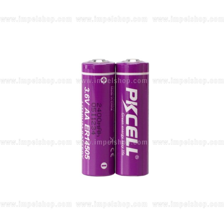 PKCELL ER14505 AA Li-SOCl2 Battery 3.6V 2400mAh