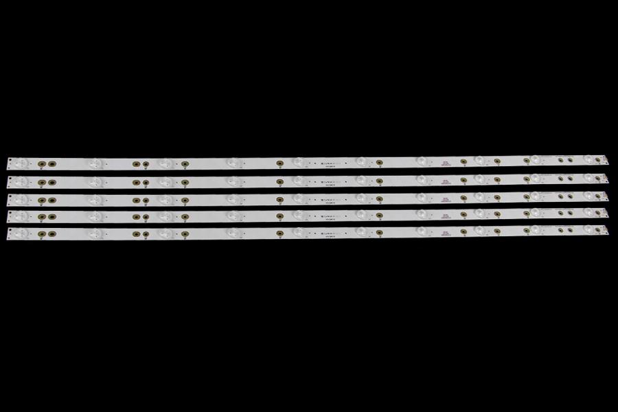 Led backlight strip for tv PHILIPS/AOC 43" set 5pcs X LB-PF3528-GJD2P5C435X10-B/GJ-2K16-430-D510-V4   94V-0 LBM430P1001-AJ-2S ,