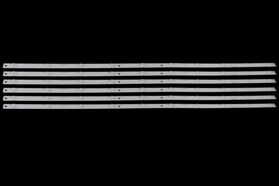 Led backlight strip for tv MICROMAX 50" set 6pcs X SVJ500A38_Rev01_10LED150409/LB-C500F14-E4-A-G1-SE3   XRK500A389(S)_Rev03_10LED_160304  Z 850151993  LB-C500F14-E4-A-G1-XRK1 ,