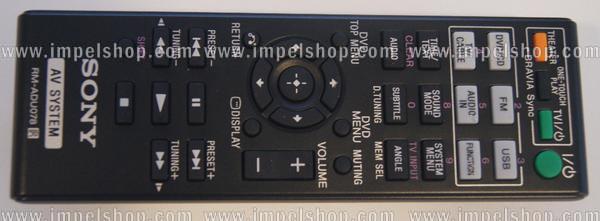 REMOTE CONTROL SONY RM-ADU078   (1-487-641-11)   ORIGINAL