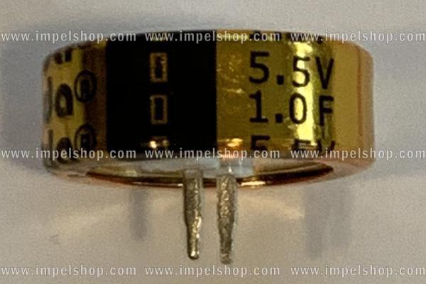 BACK-UP CAPACITOR   1,00F 5,5V   HORIZONTAL