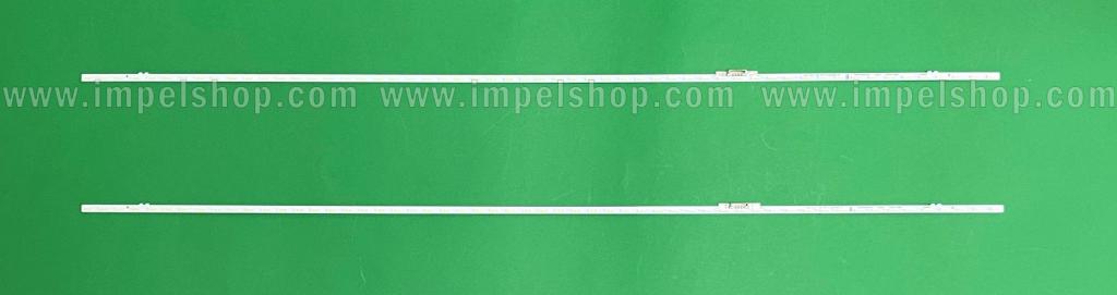 Led backlight strip for tv  SAMSUNG 60"" set 2pcs X BN96-52596A ES60SV8FPKWA56 , 56LED , 661MM , 3V ,