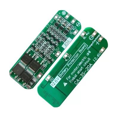 CA-3S-20A-E 11.1V 12V 12.6V BMS Battery Protection Board Lithium 3s Bms Module