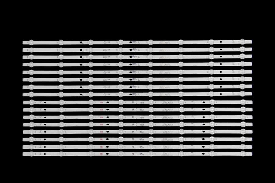 Led backlight strip for tv  VIZIO 75" set 16pcs , 8L+8R ,  SVA750A13_W1COP_8LED_REV03_R_161110, SVA750A13_W1COP_8LED_REV03_L_161110, PC64128B, PC64127B