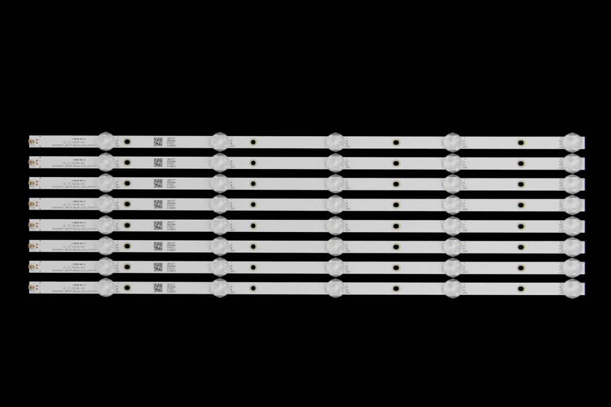 Led backlight strip for tv  TOSHIBA 55" set 8pcs x SVK550AC1_WICOP_Rev04_5LED_20161212