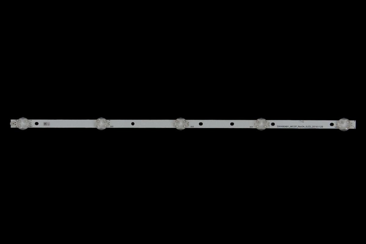 Led backlight strip for tv  PHILIPS 49" set  x SVK490AB1_WICOP_Rev04_5LED_20161129
