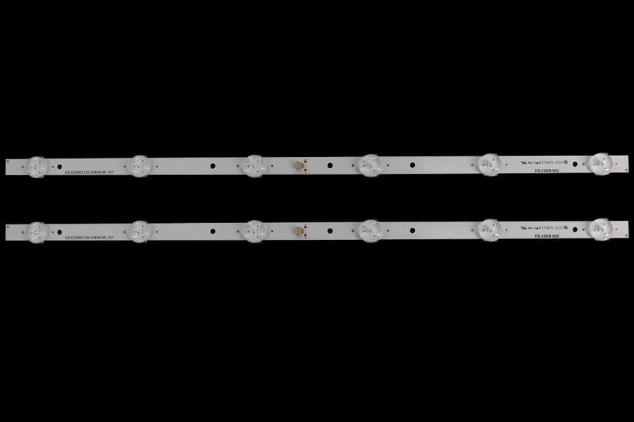 Led backlight strip for tv HAIER 24" set 2pcs X JL.D23661235-334AS-M_V01 ,