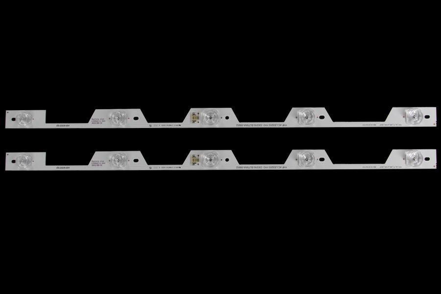 Led backlight strip for tv TCL 32" set 2pcs X TOT_32_P1_2X5_2121C_5S1P    REV.V5 2015/11/02   YHE-4C-LB3205-YH3 ,