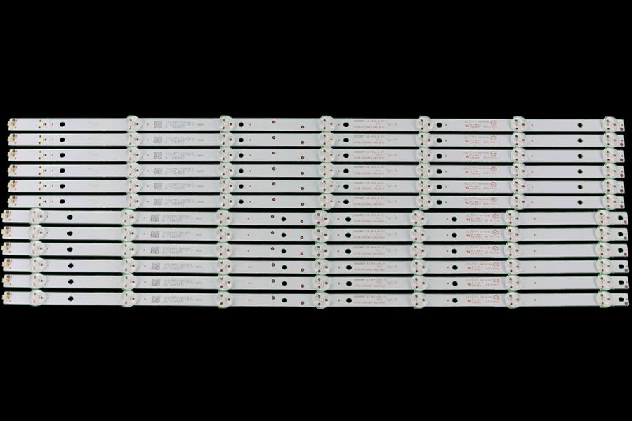 Led backlight strip for tv PHILIPS 55" set 12pcs ,  6A+6B , A:Type-A  K550WD7 A4 2014-8-27 7X12 4708-K550WD-A4213K31, K550WDR A1 2015-9-14, 4708-K55WDR-A1213K21, K550WDR A1 2015-9-14, 4708-K55WDR-A1213K31 B:Type-B  K550WD7 A4 2014-8-27 7X12 4708-K550WD-A4213K21, K550WDR A1 2015-9-14, 4708-K55WDR-A1213K21,  K550WDR A1 2015-9-14, 4708-K55WDR-A1213K31 ,