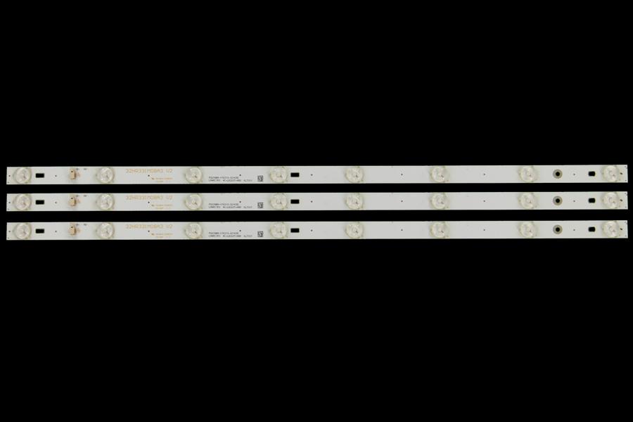 Led backlight strip for tv ROWA 32" set 3pcs X 32HR331M08A3 V2 TOT_32_3X8_3030C_8S1P   4C-LB320T-YHF    OEM32LB16_LED3030_V0.6_20140421  E214321 94V-0   4C-LB320T-HQ8 HR1 HQ9 ,