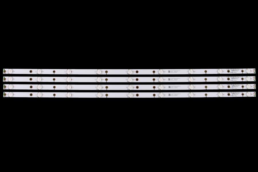 Led backlight strip for tv INSIGNIA 40" set 4pcs X GJ-2K16 D2P5-400-D409-V3-Pitch 94mm ,