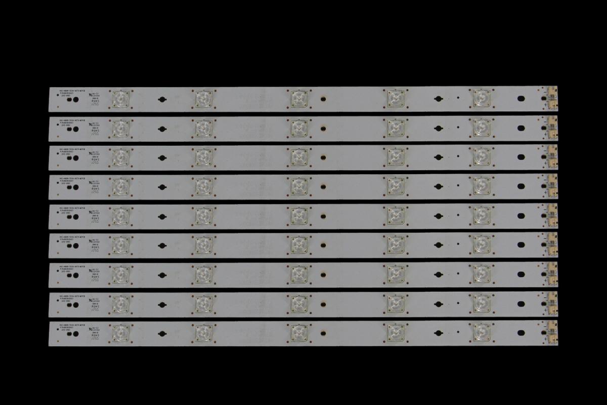 Led backlight strip for tv  SANYO 46" set 9pcs x HKC-460W-TE01A-46T9-MCPCB   P/N:6003050421 2012-0903    HKC: 6050060005