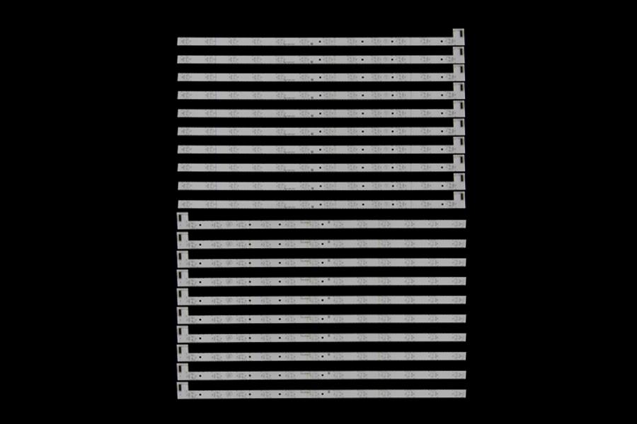 Led backlight strip for tv  TCL 65" set 20pcs , 10R+10L x TCL GIC 65V6 HDR R 12EA 3030 LX20141214 VER.7| TCL GIC 65V6 HDR L 12EA 3030 LX20141214 VER.7|