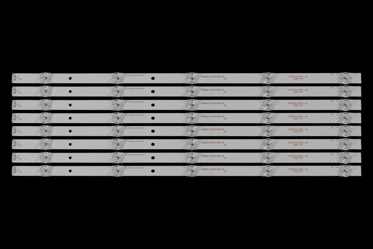 Led backlight strip for tv  HISENSE 50" set 8pcs x DS50M7A-DS01-V01    DSBJ-W