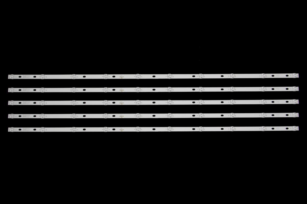 Led backlight strip for tv  HISENSE 49" set 5pcs x JS-D-JP49DM-101EC(80720)