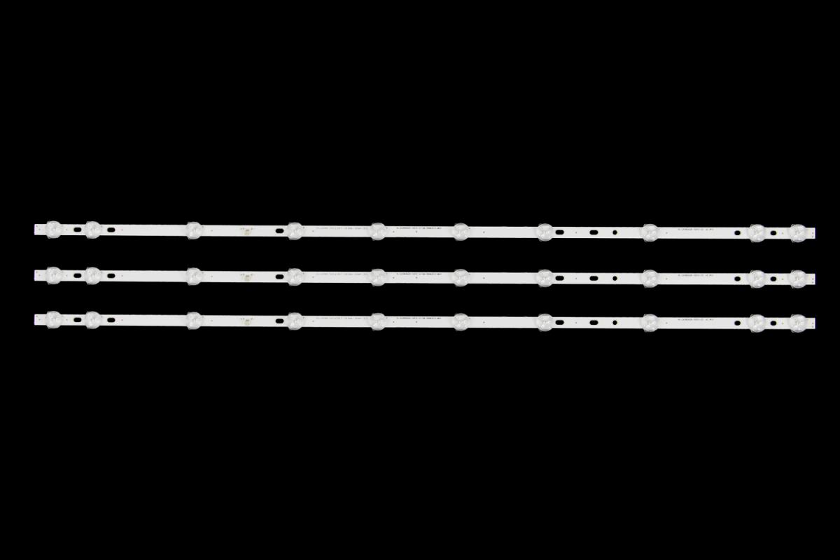 Led backlight strip for tv  HISENSE 39" set 3pcs x DOJ.D390.10002.B01-300MA-30MA-30V HL-2A390A28-1001S-03 08-390N3X10-M03