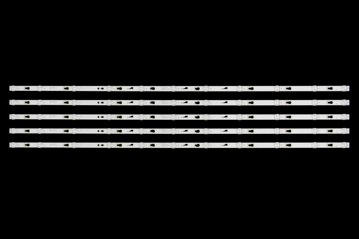 Led backlight strip for tv  TCL 49" set 3pcs/5pcs x ShineOn 2D03840 Rev.G / GS-4C-LB490T-YM7 / 49HR332M11A2 V3 4C-LB490T-HR9