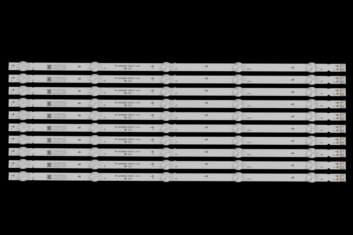 Led backlight strip for tv  SKYWORTH 50" set 10pcs x RF-AZ500E32-0501S-10 A1   MS-L1898 V2