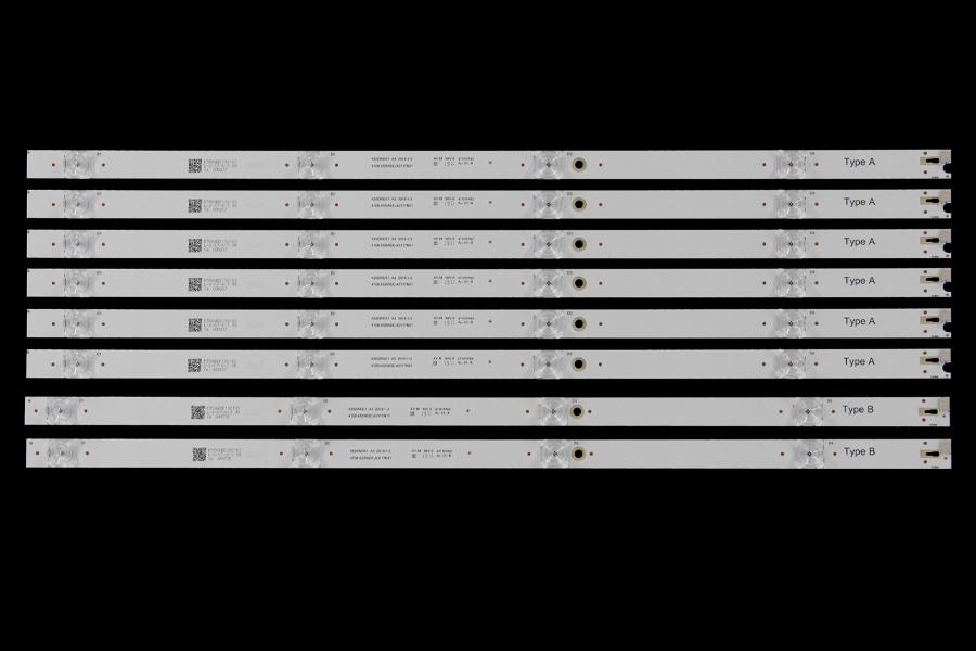 Led backlight strip for tv  PHILIPS 55" set 6A+2B x A:K550WDE1 A3 2019-1-3 4708-K55WDE-A3117N01 B:K550WDE1 A3 2019-1-3 4708-K55WDE-A3117N11