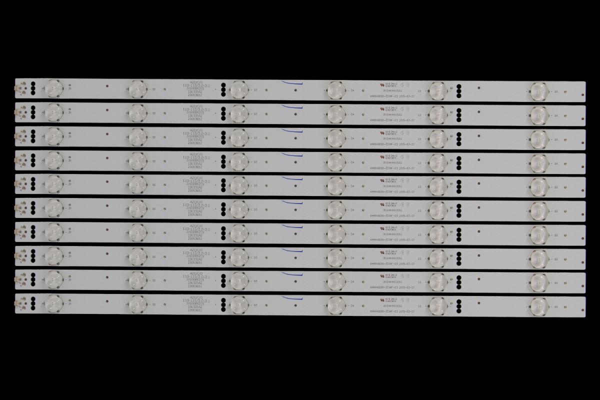 Led backlight strip for tv  KONKA 49" set 10pcs x AHKK49D06-ZC14F-03  2015-02-27   303AK490032