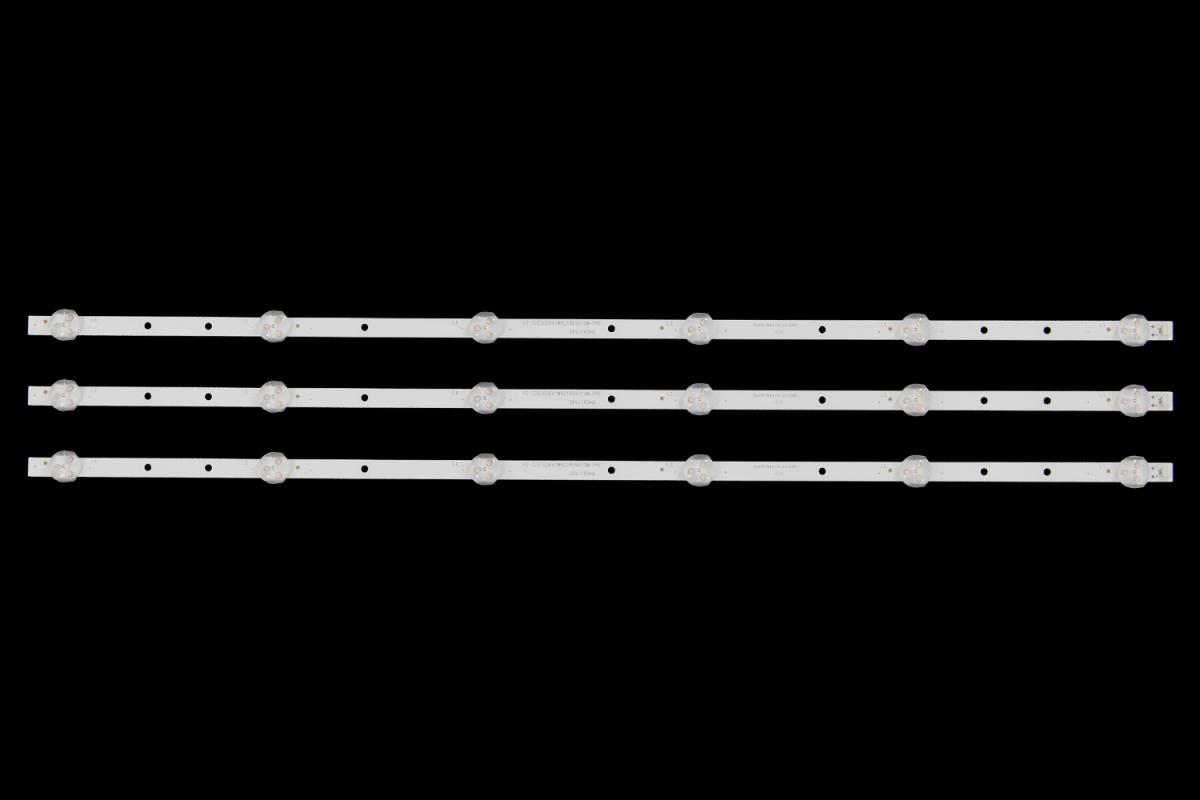 Led backlight strip for tv  HISENSE 32" set 3pcs x RoHS/94v-0/JC-24P HS-32D3006V1W6C1B59010M-PRE