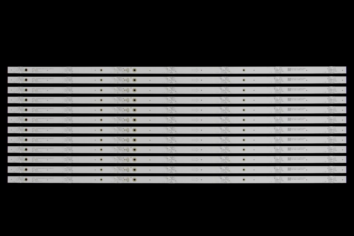 Led backlight strip for tv  TCL 75" set 12pcs x MPEG  GIC75LB08_3030F2.1D_V1.1_20181016         ZM-JN-F37        4C-LB7505-ZM05J/ZM03J/ZM09J