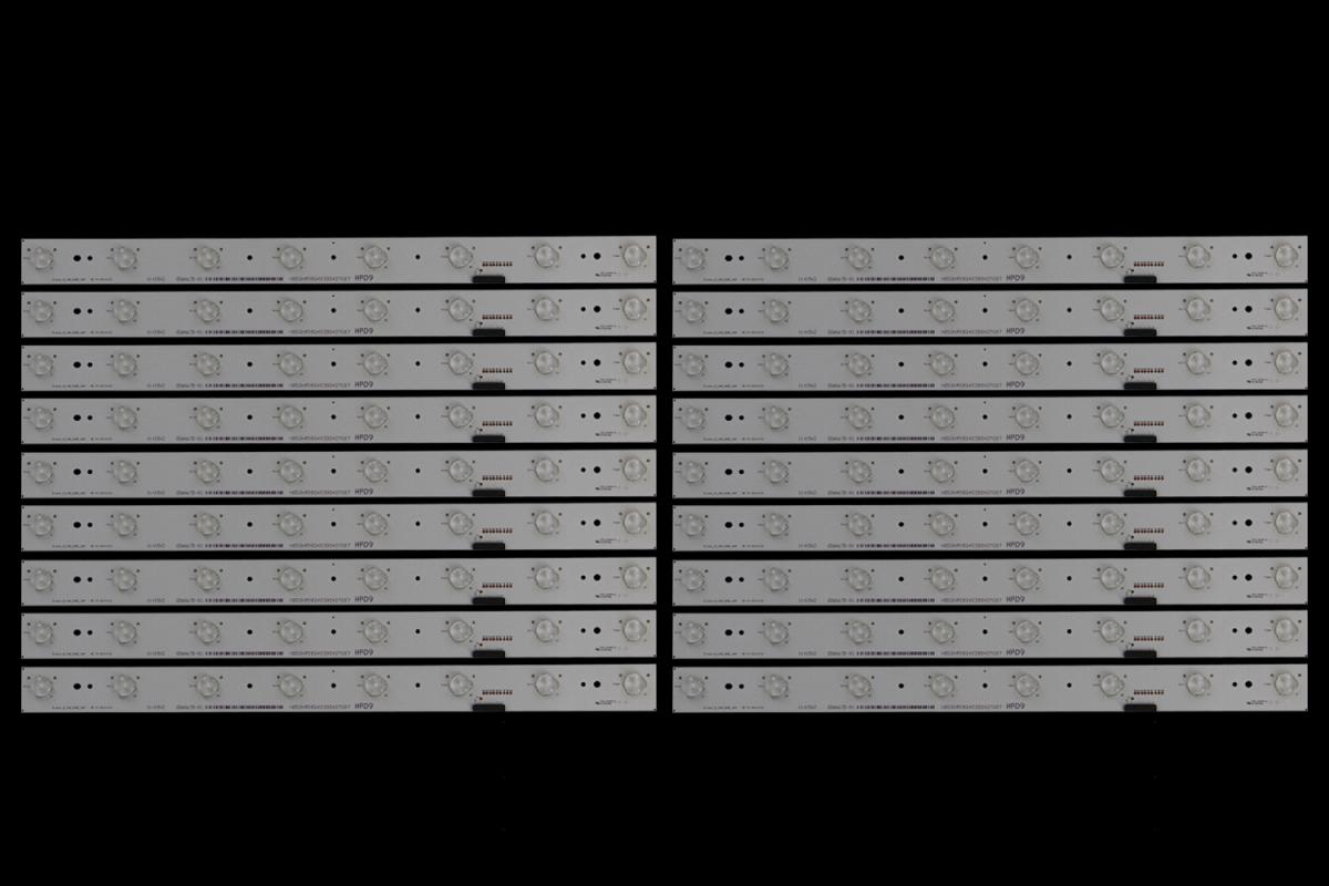 Led backlight strip for tv  HISENSE 50" set 18pcs x HISENSE_50_18X8_3030C_1S8P   REV.V0 2014/03/20
