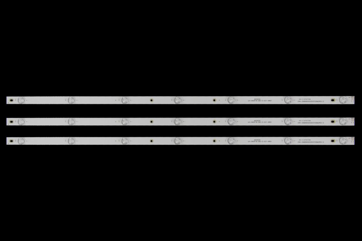 Led backlight strip for tv  HISENSE 40" set 6R+6L x 40E6000 LB-C400F16-E60-C-G01-XRD1 CRH-Z40E6000303007036ADREV1.0