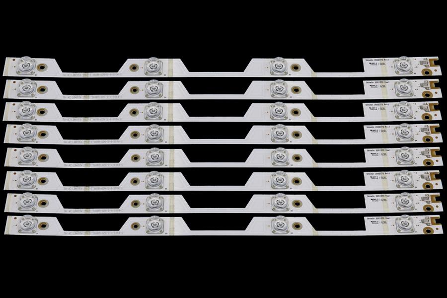 Led backlight strip for tv TCL 49" set 8pcs X ShineOn 2D02272 Rev.1
