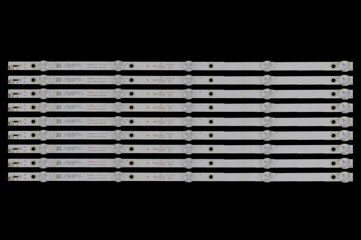 Led backlight strip for tv  TOSHIBA 50" set 9pcs x 4708-K50WDC-A4113N01