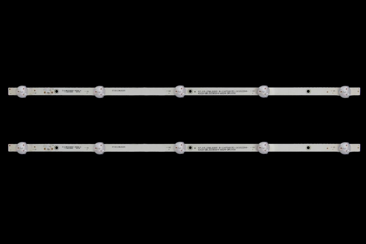 Led backlight strip for tv  AKAI 24" set 2pcs x SJ.WB.D2360501-2835AS-M