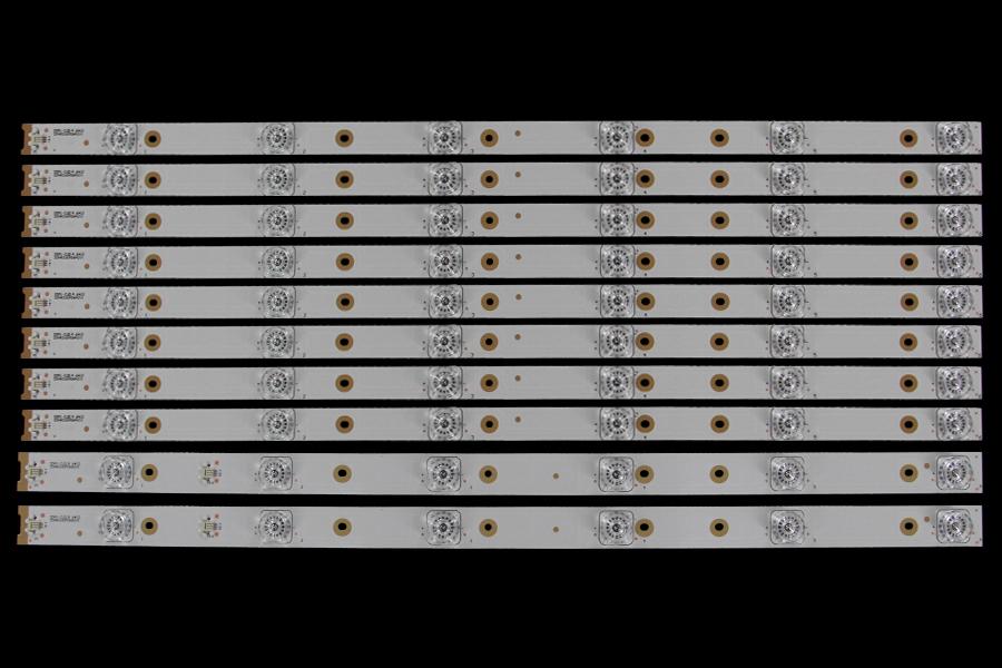Led backlight strip for tv  TCL 55" set 8A+2B x A:55HR330M06A2 55P1-CUD  B:55HR330M06 B2 55P1-CUD     55P1-CUD B 6*10  55HR330M06B2V1